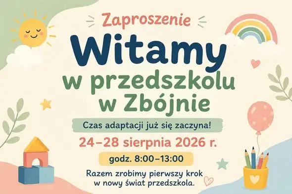 Okres adaptacyjny w przedszkolu – zaproszenie dla nowych dzieci