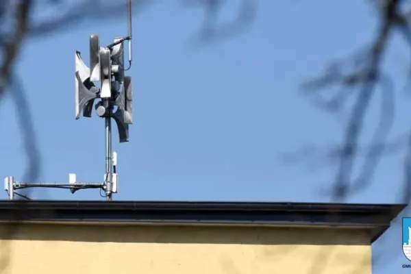 Uroczyste uruchomienie syren alarmowych w powiecie łomżyńskim 1 września