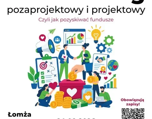 Bezpłatne szkolenie z fundraisingu dla NGO w Łomży – 24 września