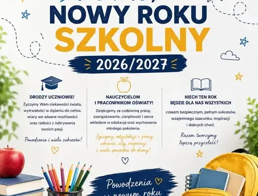 Rok szkolny 2026/2027 rozpoczęty – życzenia dla uczniów i nauczycieli