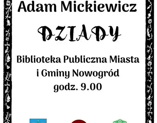 Narodowe Czytanie „Dziadów” w parku przed biblioteką – mieszkańcy, dołączcie!