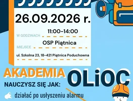 Krajowy Trening Reagowania w Piątnicy – dzień otwarty remizy OSP