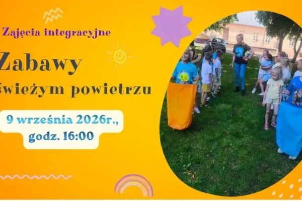 Zabawy na świeżym powietrzu – integracyjne zajęcia dla dzieci w Jedwabnem