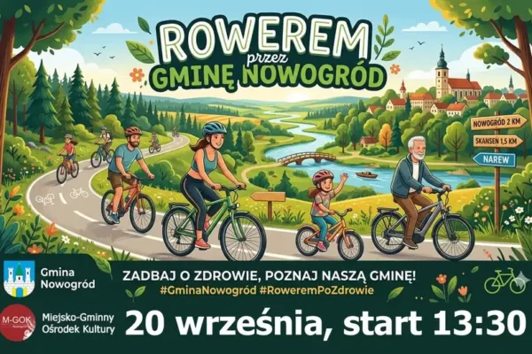 Rowerowa wyprawa przez Gminę Nowogród – ostatnia okazja w tym sezonie