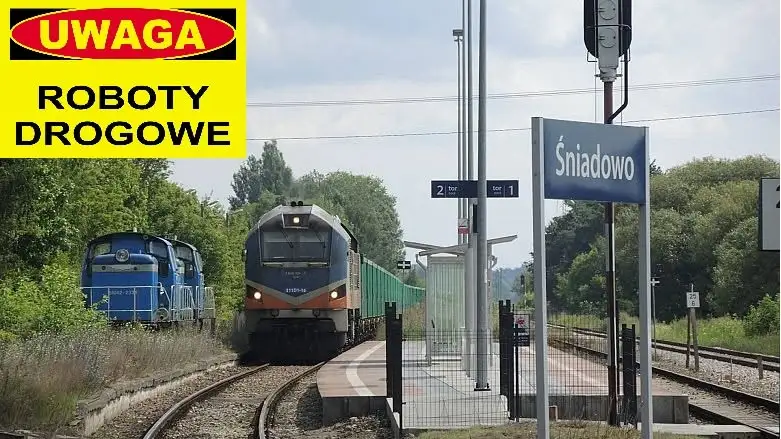 Utrudnienia na przejeździe kolejowym w Śniadowie – czasowa organizacja ruchu od 3 listopada